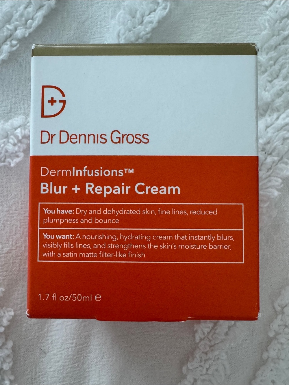 New Dr. Dennis Gross DermInfusions Blur + Repair Cream